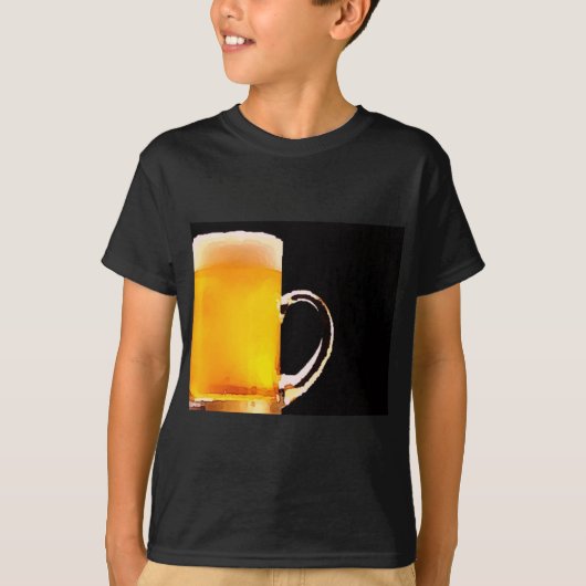 Bier-Tasse T-Shirt (Vorderseite)
