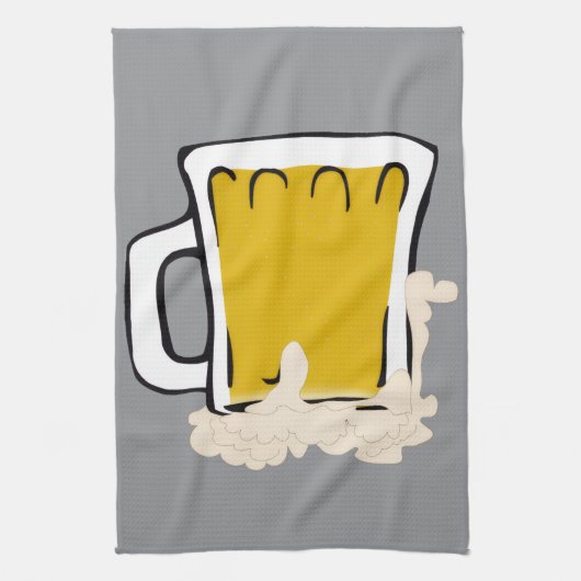 Bier Tasse Teetuch Geschirrtuch (Vertikal)