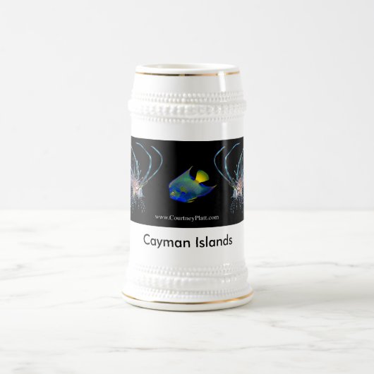 Bier-Tassen-Fische, Cayman Islands Bierglas (Mittel)
