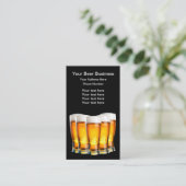 Bier-Thema-BierPilsners Visitenkarte (Stehend Vorderseite)