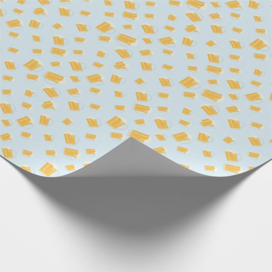 Bier-themenorientiertes Packpapier (Ecke)