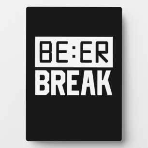 Bier Time Break Fotoplatte