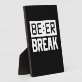 Bier Time Break Fotoplatte (Seite)