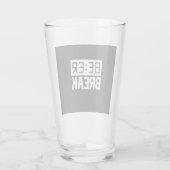 Bier Time Break Glas (Rückseite)