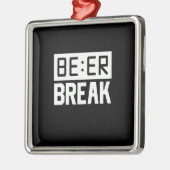 Bier Time Break Ornament Aus Metall (Links)