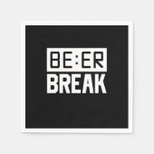 Bier Time Break Serviette (Vorderseite)