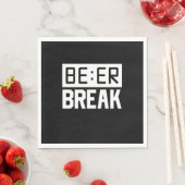 Bier Time Break Serviette (Beispiel)