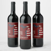 Bier Time in Michigan | Anpassen Weinetikett (Flaschen)