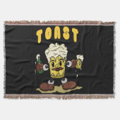 Bier Toast Mascot Decke (Vorderseite)