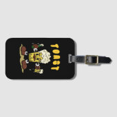 Bier Toast Mascot Gepäckanhänger (Vorderseite (Horizontal))