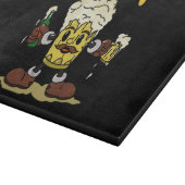 Bier Toast Mascot Schneidebrett (Ecke)