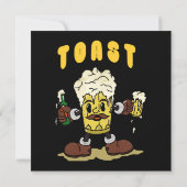 Bier Toast Maskottchen (Rückseite)