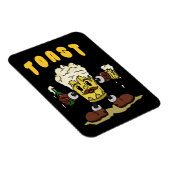 Bier Toast Maskottchen Magnet (Rechte Seite)