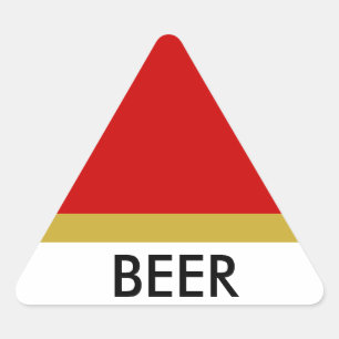 BIER triange Aufkleber