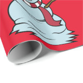 Bier trinken Betrunken Snowman Thunder_Cove Geschenkpapier (Rolleneckpunkt)