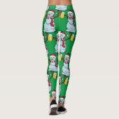 Bier trinken Betrunken Snowman Thunder_Cove Leggings (Rückseite)