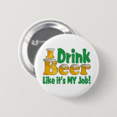 Bier trinken button (Vorne & Hinten)