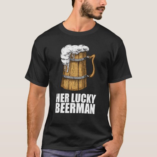 Bier trinken Drink Bier Mann T-Shirt (Vorderseite)