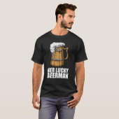 Bier trinken Drink Bier Mann T-Shirt (Vorne ganz)