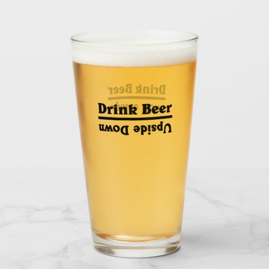 Bier trinken glas (Vorne (Gefüllt))