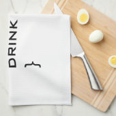 Bier trinken handtuch (Viertel Falte)