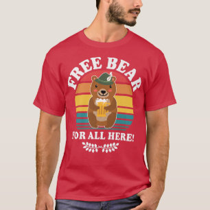 Bier trinken trinken trinken Bier trinker Bär T-Shirt