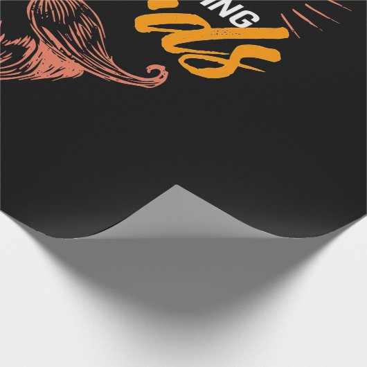 Bier trinken und Bärenzucht Geschenkpapier (Ecke)