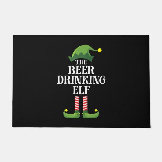 Bier trinken Weihnachten Geburtstag Fußmatte (Vorderseite)