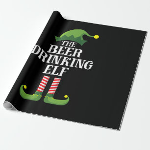 Bier trinken Weihnachten Geburtstag Geschenkpapier