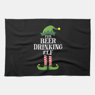 Bier trinken Weihnachten Geburtstag Geschirrtuch