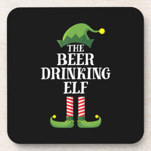Bier trinken Weihnachten Geburtstag Getränkeuntersetzer