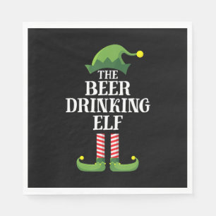 Bier trinken Weihnachten Geburtstag Serviette