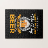 Bier trinken wird mit Bier enden Puzzle (Horizontal)