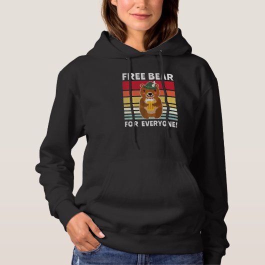 Bier trinkender Trinkender Trinkender Bier Trinker Hoodie (Vorderseite)