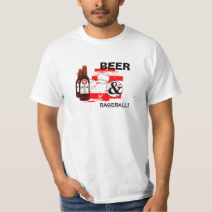 Bier u. Baseball-Version 4 T-Shirt