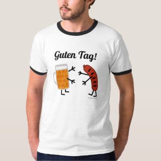 Bier u. Bratwurst - Guten Umbau! - Lustiger T-Shirt
