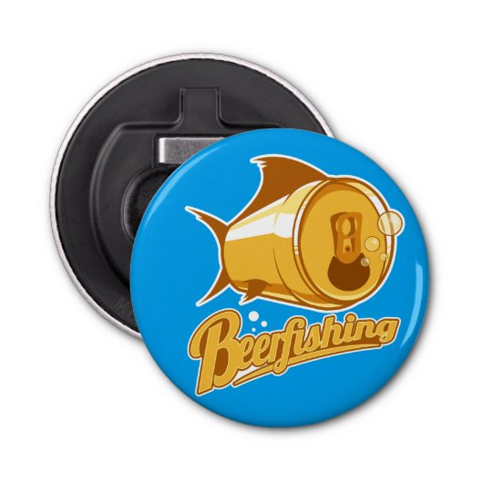 Bier u. Fischen Flaschenöffner (Vorderseite)