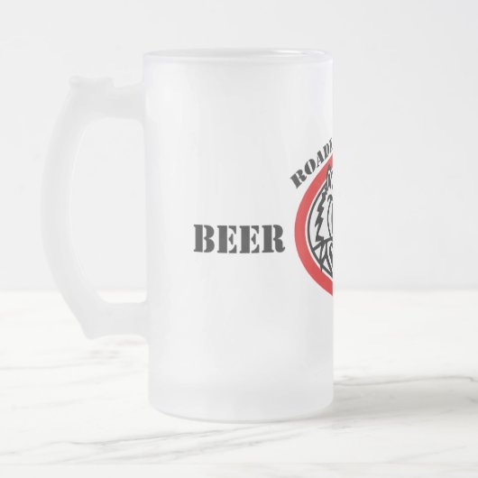 Bier u. Ruhm-mattierte Tasse (Links)