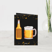 Bier Überraschung Geburtstagsfeier Einladung (Rückseite)