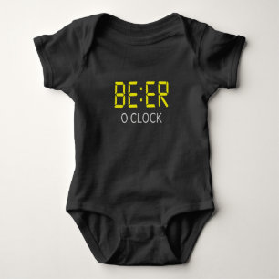 Bier-Uhr Baby Strampler