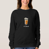 Bier-Uhr für ein Getränk oder ein Pint-Party Sweatshirt (Vorderseite)
