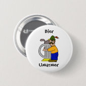 Bier Umarmer Knöpfe   (Bier Hugger) Button (Vorne & Hinten)