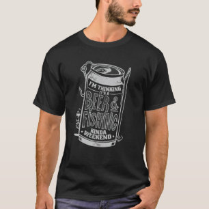Bier und Angeln   Angeln Fischer Bier  Humor 1 T-Shirt
