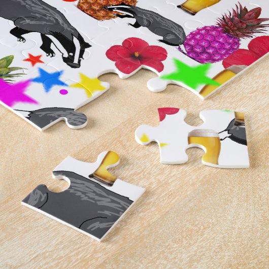 Bier und Badgers Schwieriges Puzzle (Seite)