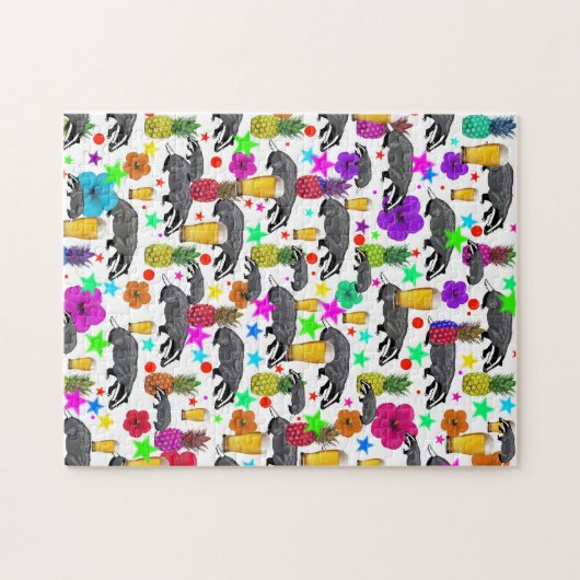 Bier und Badgers Schwieriges Puzzle (Horizontal)