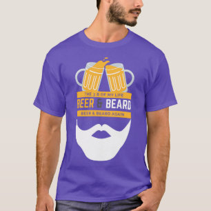 Bier und Bart Die 3 B meines Lebens Biere und Bart T-Shirt