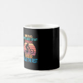 Bier und Bike Geburtstag Kaffeetasse (VorderseiteRechts)