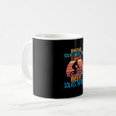 Bier und Bike Geburtstag Kaffeetasse (Vorderseite Links)