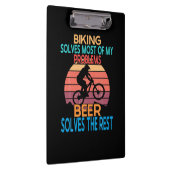 Bier und Bike Geburtstag Klemmbrett (Rechts)