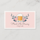 Bier und Blume Visitenkarte (Vorderseite)